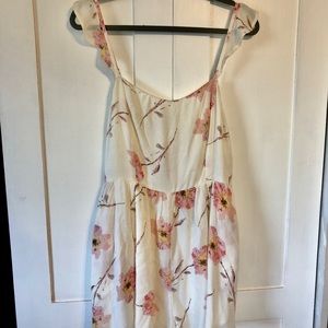 White Floral Romper